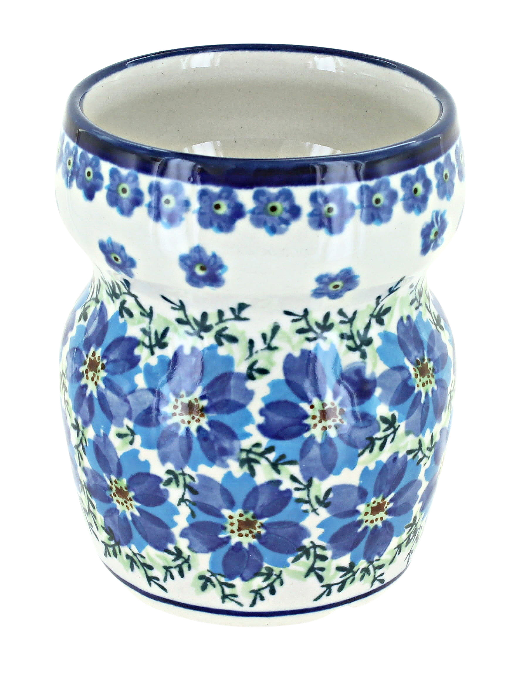 Blue Rose Polish Pottery Kalina Bathroom Cup