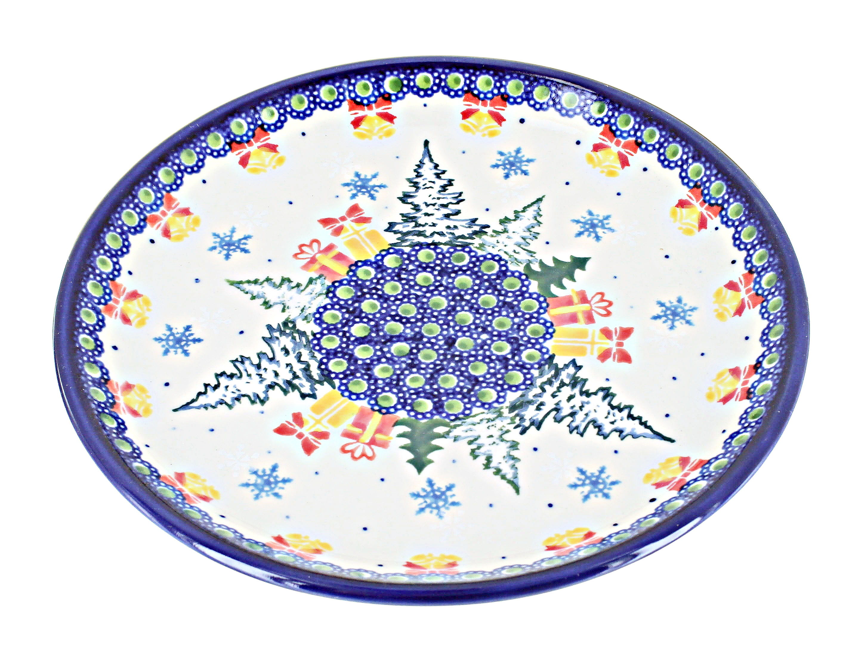 Polish Pottery 11 Muffin Pan Starry Night UNIKAT