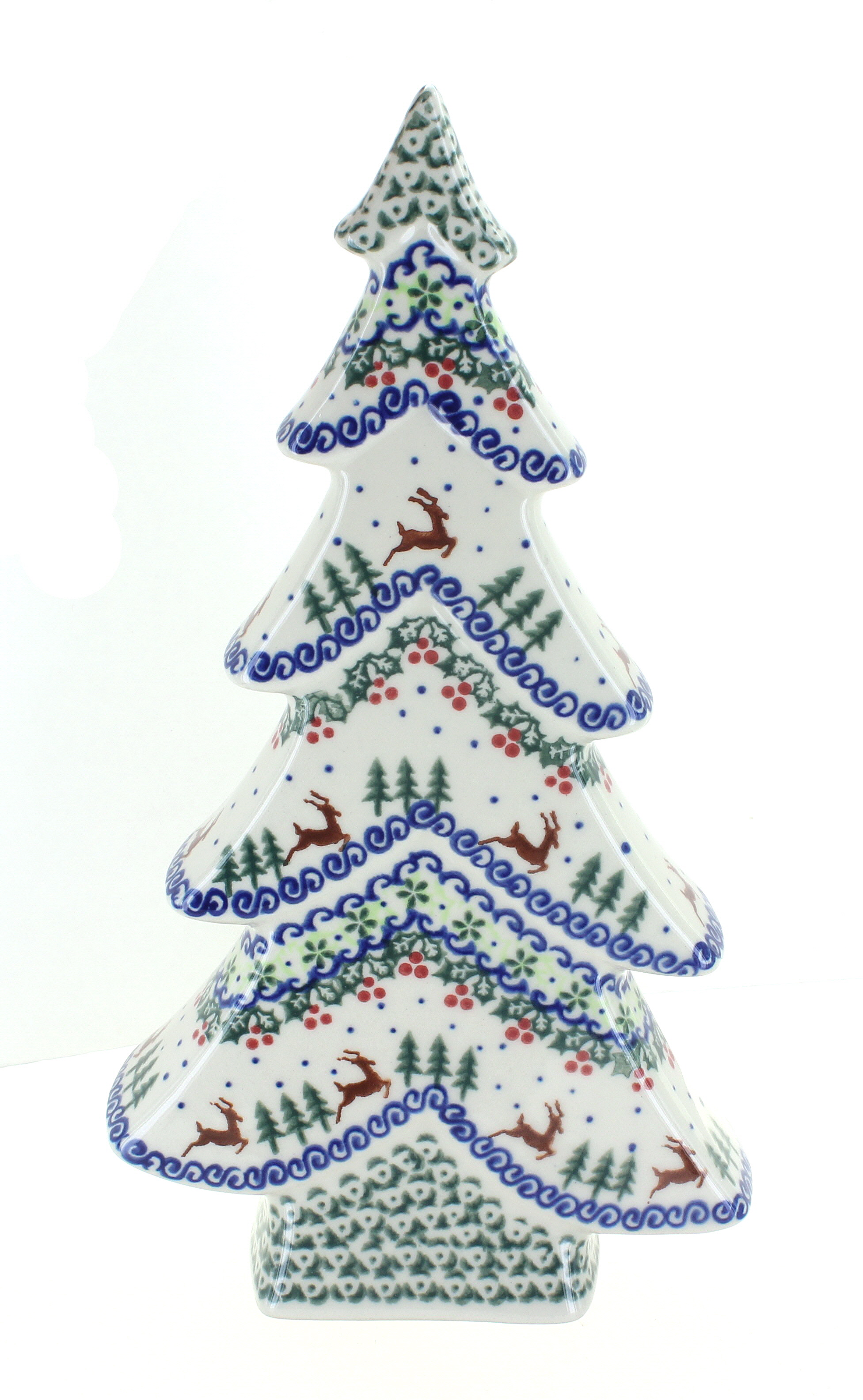 Polish Pottery Under The Christmas Tree Loaf Pan