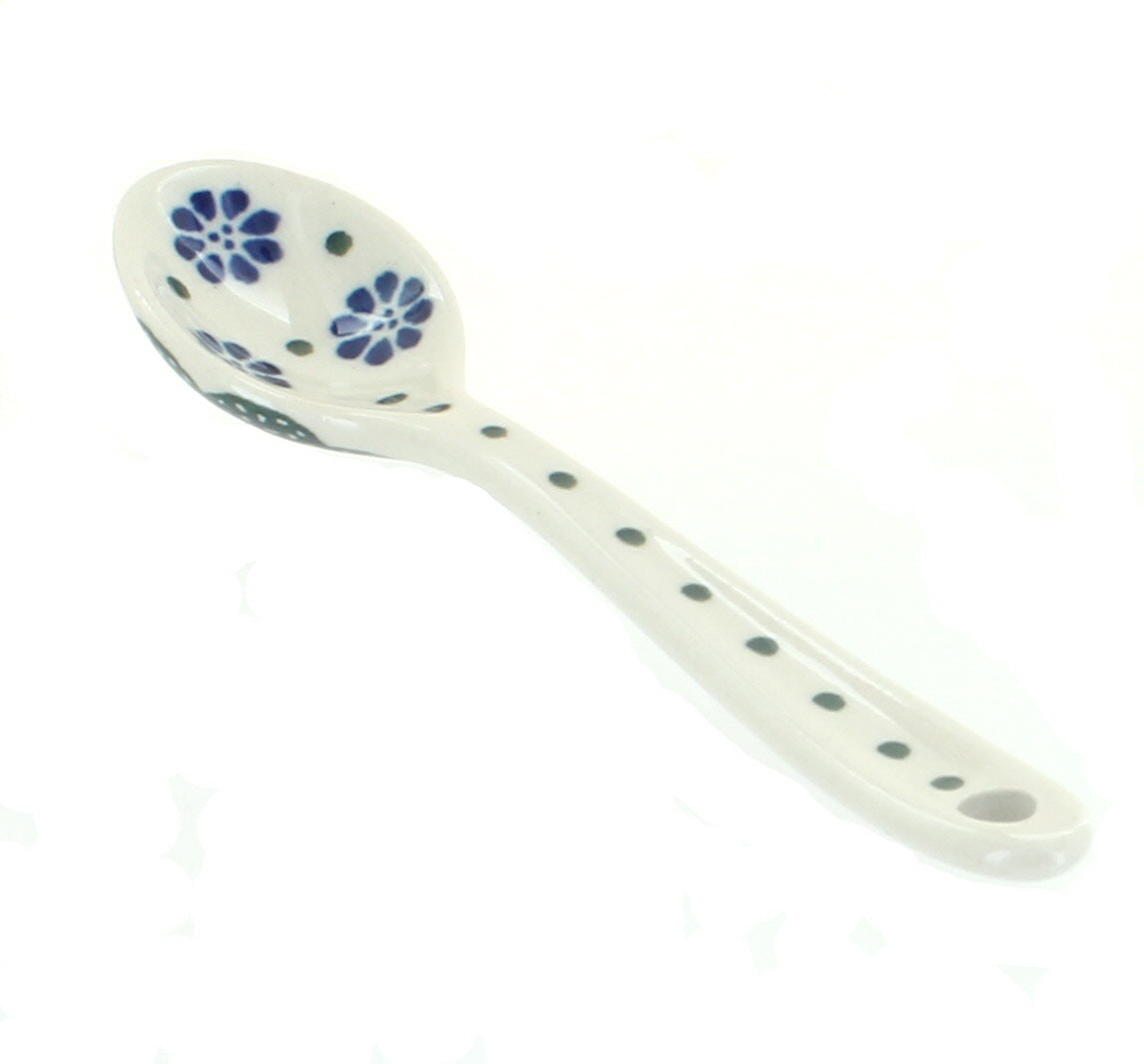 Blue Rose Polish Pottery | Maia Sugar Spoon