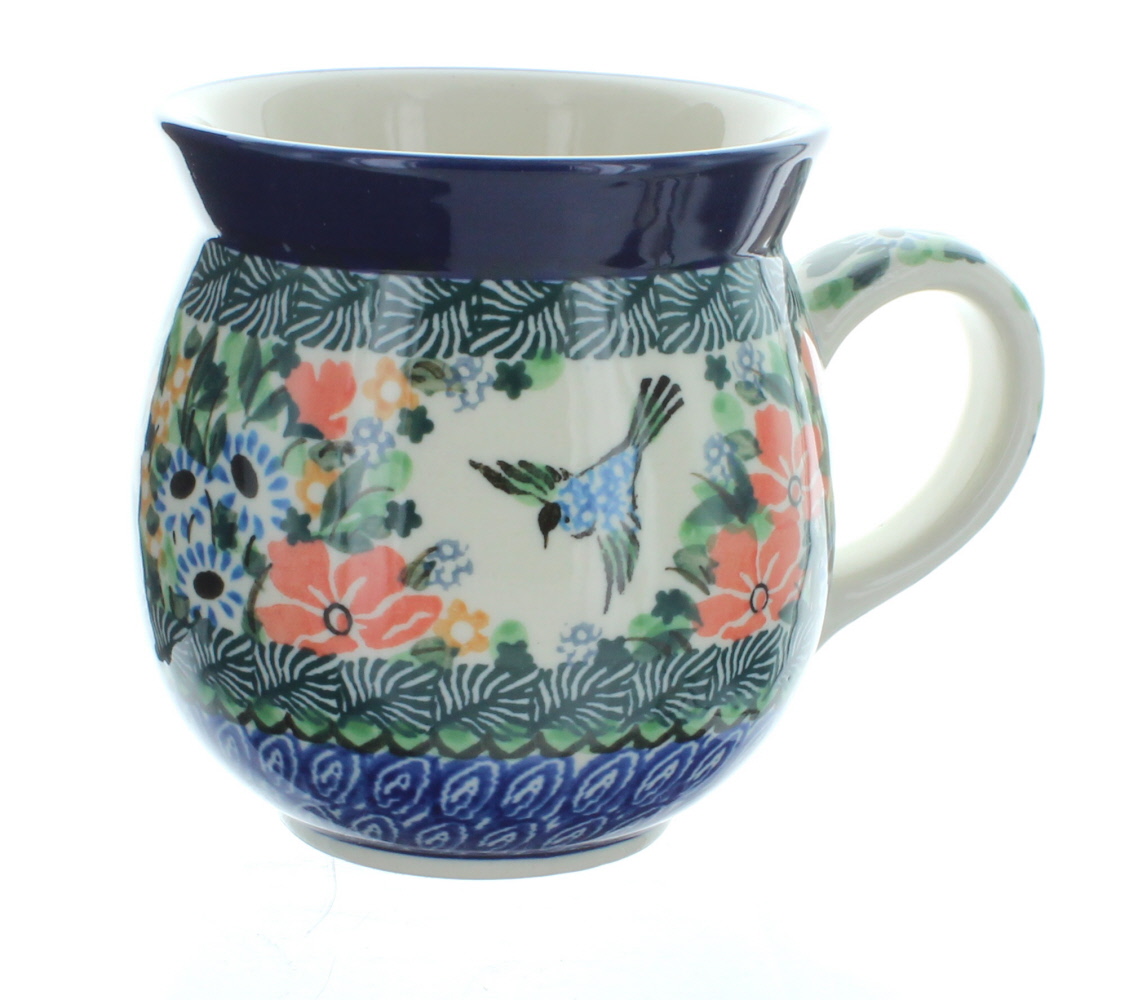 Blue Rose Polish Pottery | Maria Bubble Mug