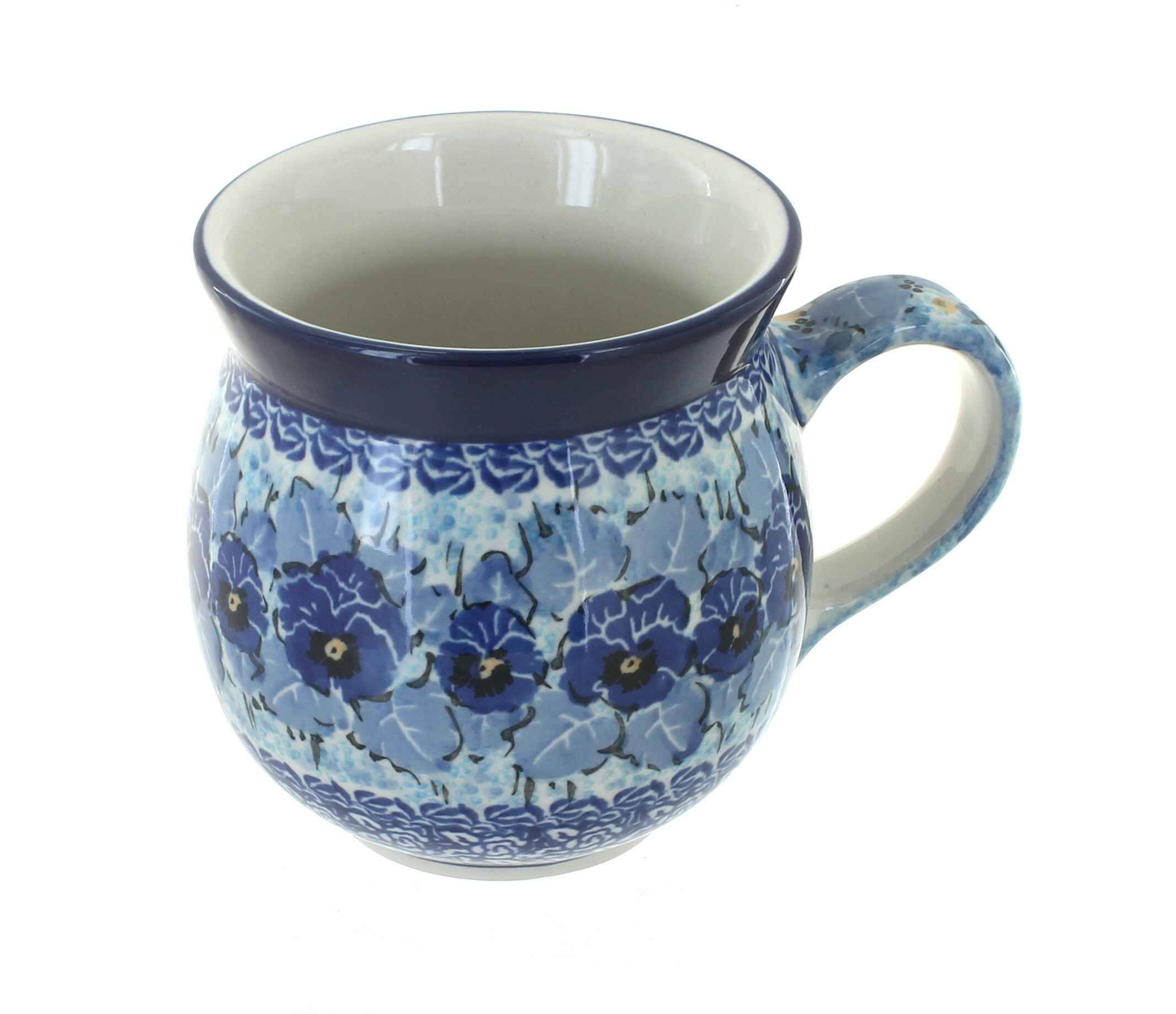 Blue Rose Polish Pottery | Joanna Bubble Mug