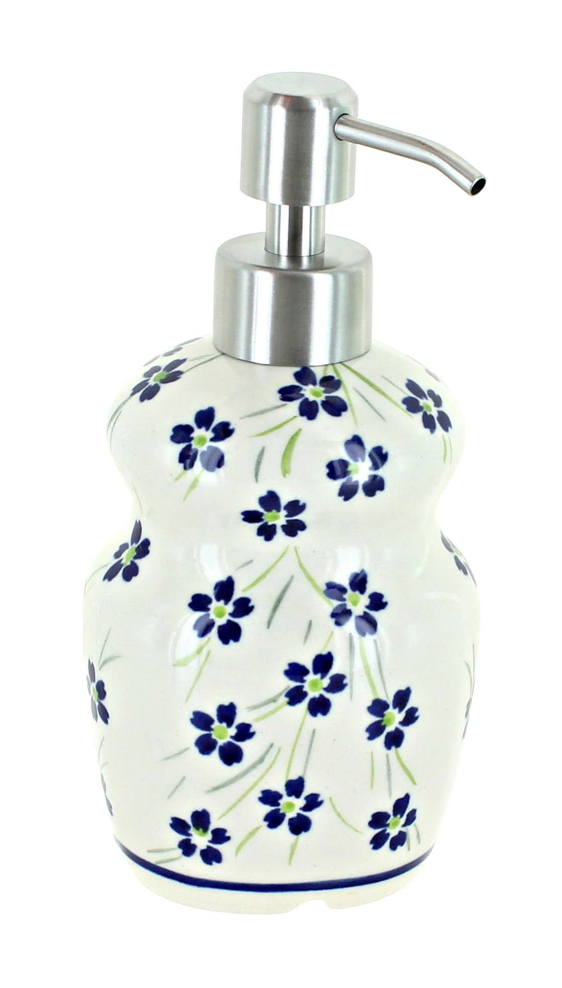 Soap Dispenser/Polish online Pottery Flower Peacock Pattern Soap Dispenser