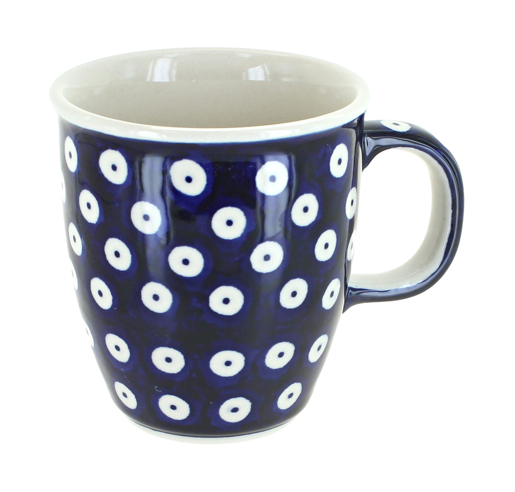 Porcelain Cappuccino Mug Polka Dots