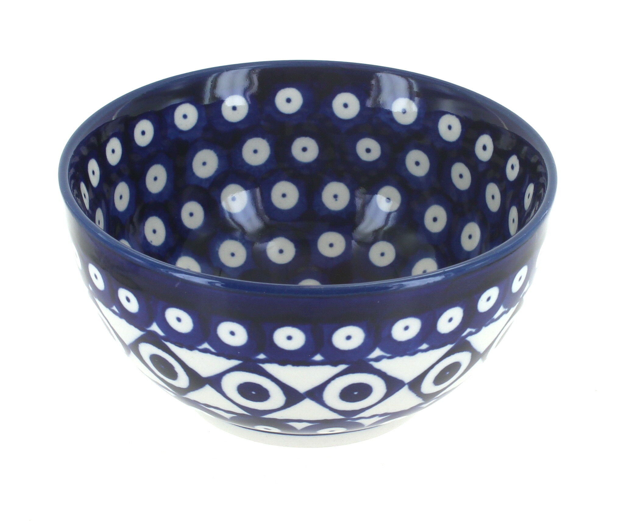 Blue Rose Polish Pottery Xandra Dessert Bowl