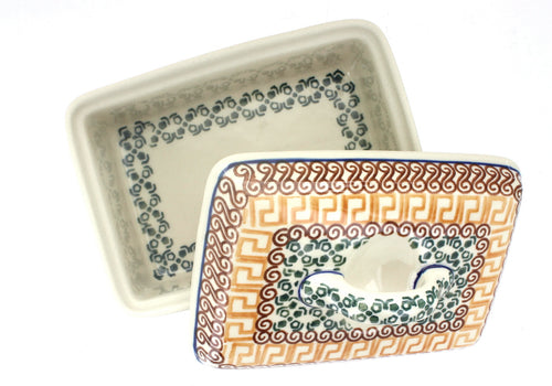 Athena Butter Tub Polish Pottery