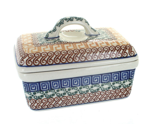 Athena Butter Tub Polish Pottery