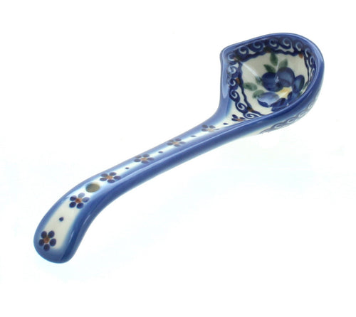 Polish Pottery Spring Blossom Gravy Ladle