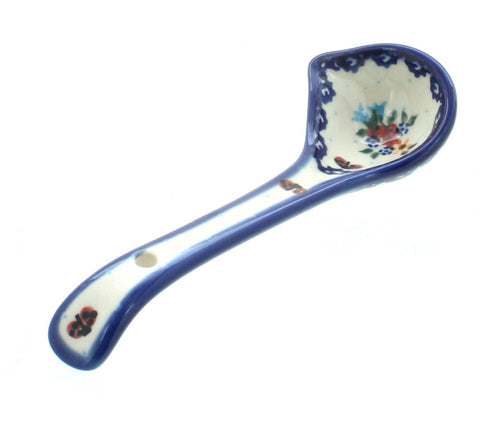 Polish Pottery Scarlett Gravy Ladle