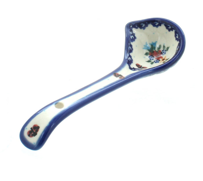 Polish Pottery Scarlett Gravy Ladle