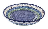 Polish Pottery Garden Tulip Pie Plate