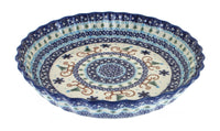 Polish Pottery Noel Nights Pie Plate