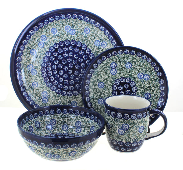Seaside Swirl 16 PC Dinnerware Set