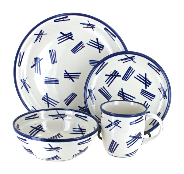 Zoe 16 Piece Dinner Set