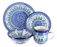 Polish Pottery Evergreen Magic 16 Piece Dinnerware Set