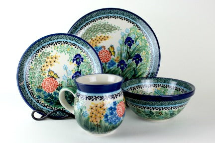 Teresa 16 Piece Dinner Set Polish Pottery