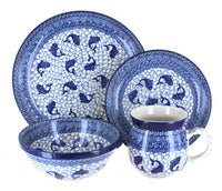 Polish Pottery Mosaic Beach 4 Piece Place Setting - Service for 1