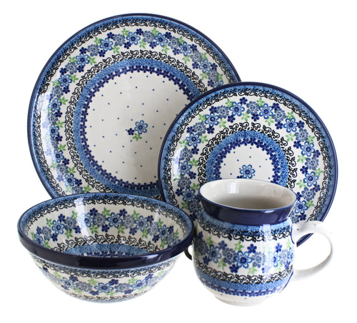 Polish Pottery Eliza 16 Piece Dinnerware Set