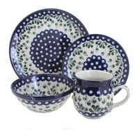 Polish Pottery Alyce 4 PC Place Setting - Service for 1