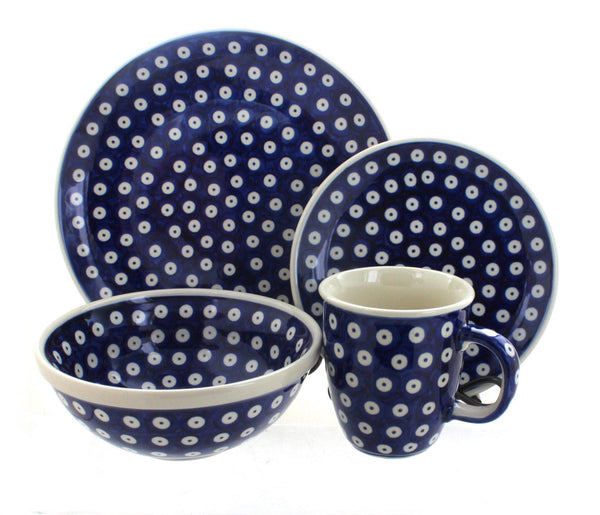 Dots 4 Piece Place Setting - Service for 1