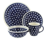 Polish Pottery Stars 4 PC Place Setting - Service for 1