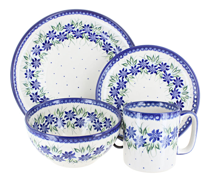 Polish Pottery Sierra 4 Piece Place Setting - Service for 1