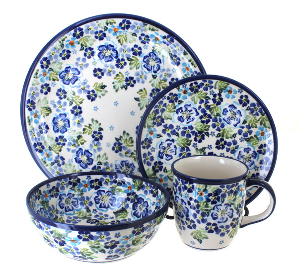 Vintage Violet  4 Piece Place Setting - Service for 1