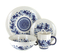 Polish Pottery Elizabeth 16 Piece Dinnerware Set