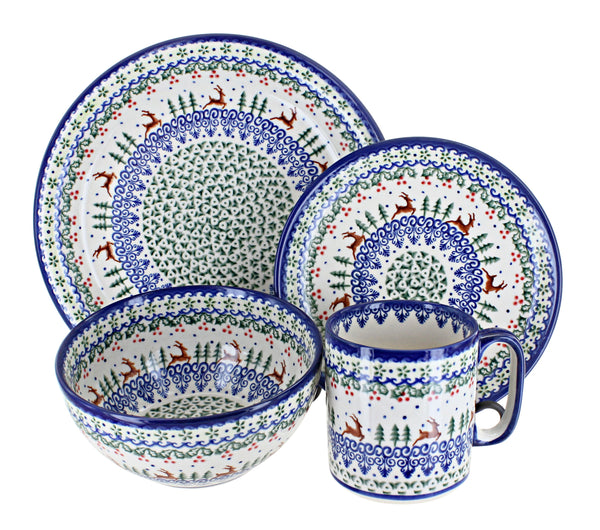 Reindeer Delight 16 Piece Dinner Set