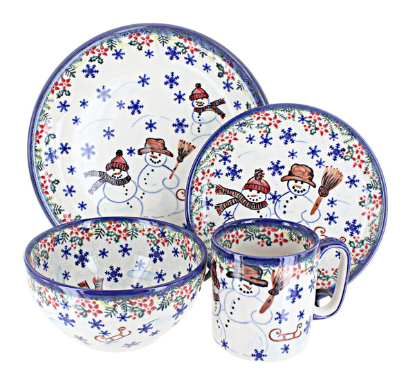 Snowflake Friends 16 Piece Dinner Set
