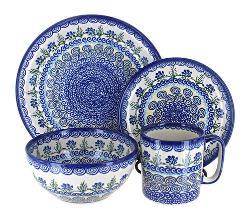 Polish Pottery Charleston 16 Piece Dinner Set