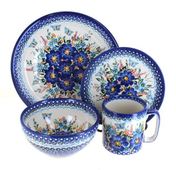 Garden of Blue 16 Piece Dinner Set