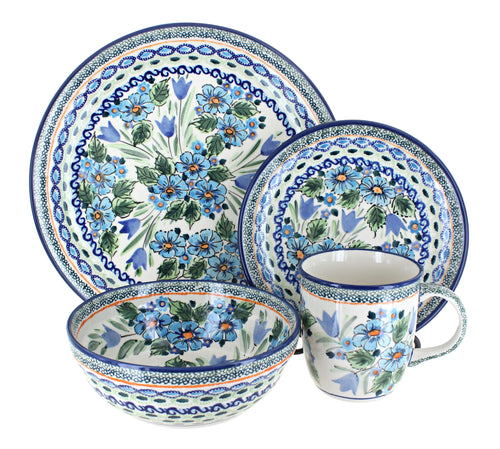Polish Pottery Ballina 16 Piece Dinner Set