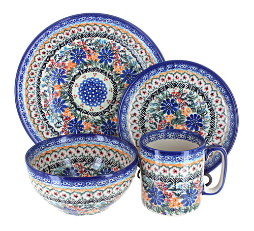 Ashley 16 Piece Dinner Set Polish Pottery