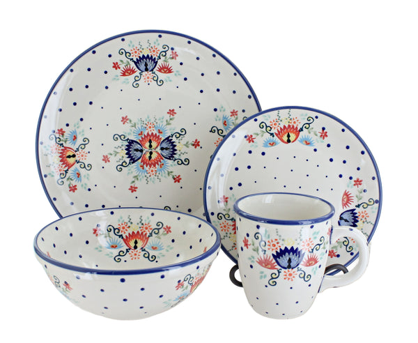 Desert Flower 16 Piece Dinner Set