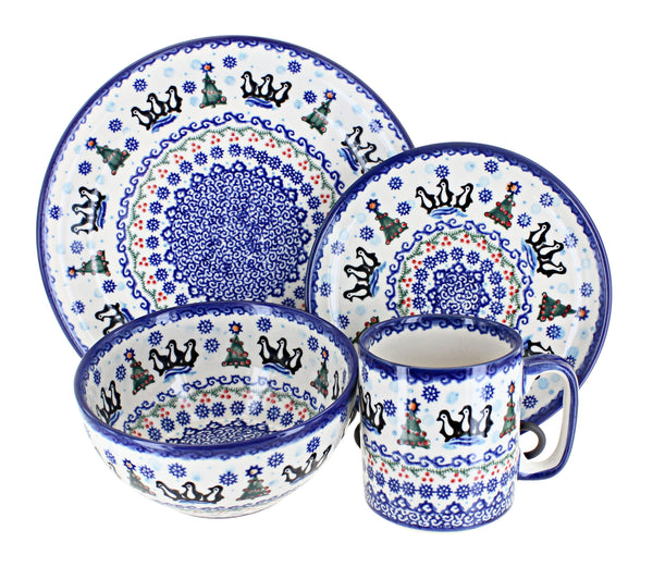 Arctic Holidays 4 Piece Place Setting - Service for 1