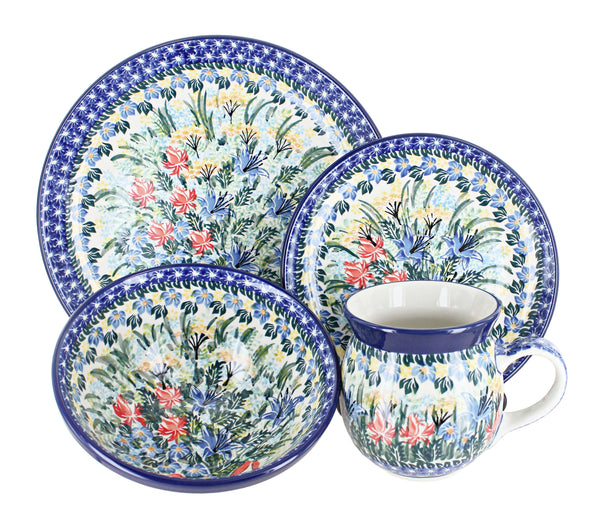 Day Lily Bouquet 16 Piece Dinner Set