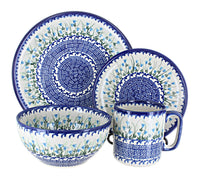 Polish Pottery Misty 16 Piece Dinnerware Set
