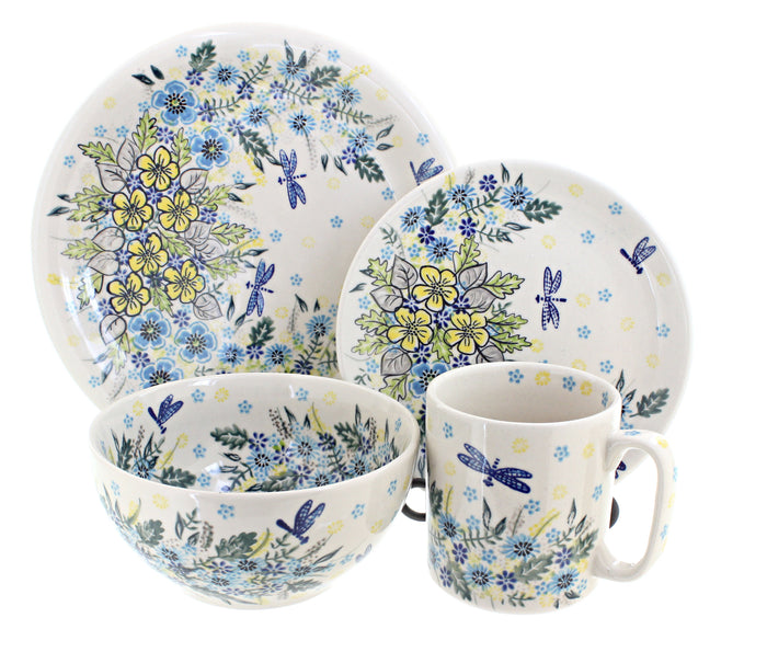Polish Pottery Alyssa 16 Piece Dinnerware Set