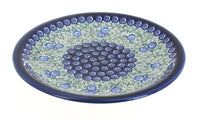 Polish Pottery Seaside Swirl Small Dinner Plate