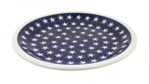 Polish Pottery Stars Small Dinner Plate
