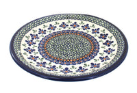Polish Pottery Mosaic Flower Small Dinner Plate