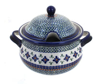 Polish Pottery Mosaic Flower Soup Tureen