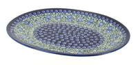Polish Pottery Seaside Swirl Large Serving Platter
