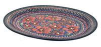 Polish Pottery Jungle Flower Large Serving Platter