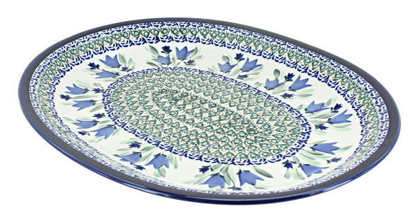 Blue Tulip Large Platter
