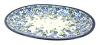 Polish Pottery Vintage Violet Large Serving Platter