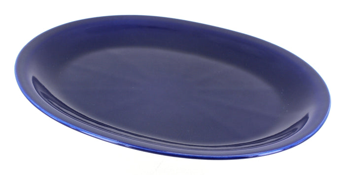 Polish Pottery Cobalt Large Serving Platter