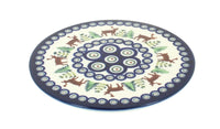 Polish Pottery Reindeer Pine Trivet