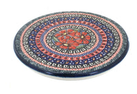 Polish Pottery Jungle Flower Trivet